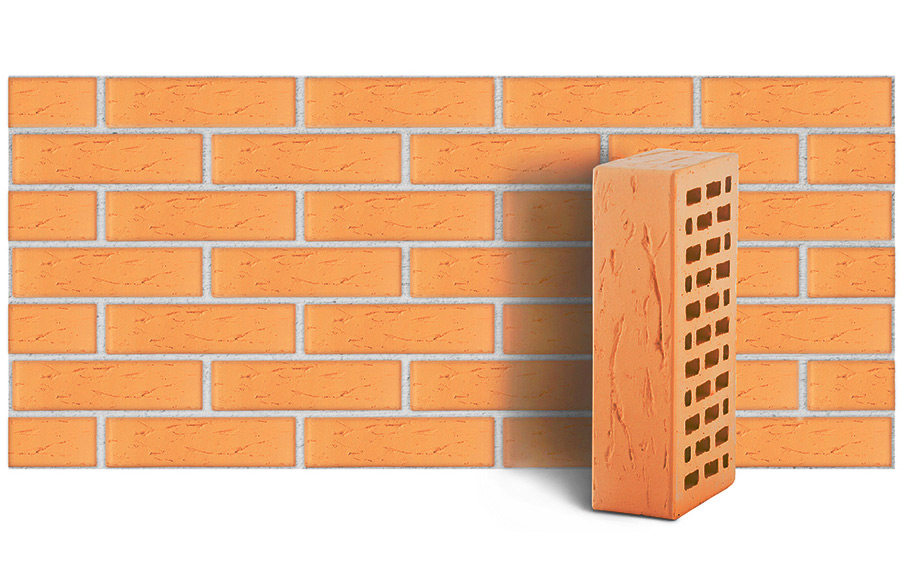 Кирпич ЛСР пустотелый соломенный рустик М150 250*120*65 мм