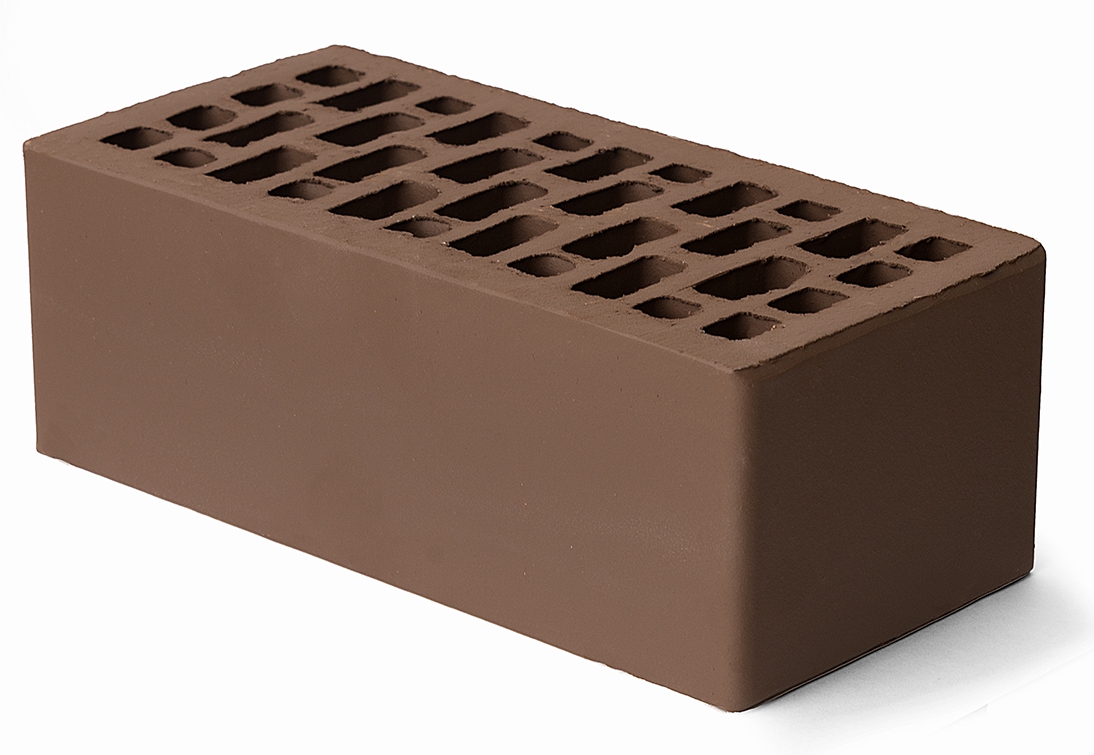 Лицевой кирпич СВЕТЛО КОРИЧНЕВЫЙ 1,4 НФ M150, BRAER