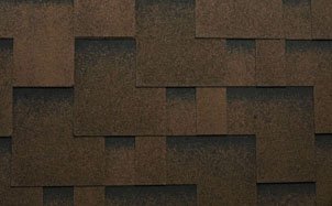 Гибкая черепица рядовая KATEPAL Rocky Спелый каштан